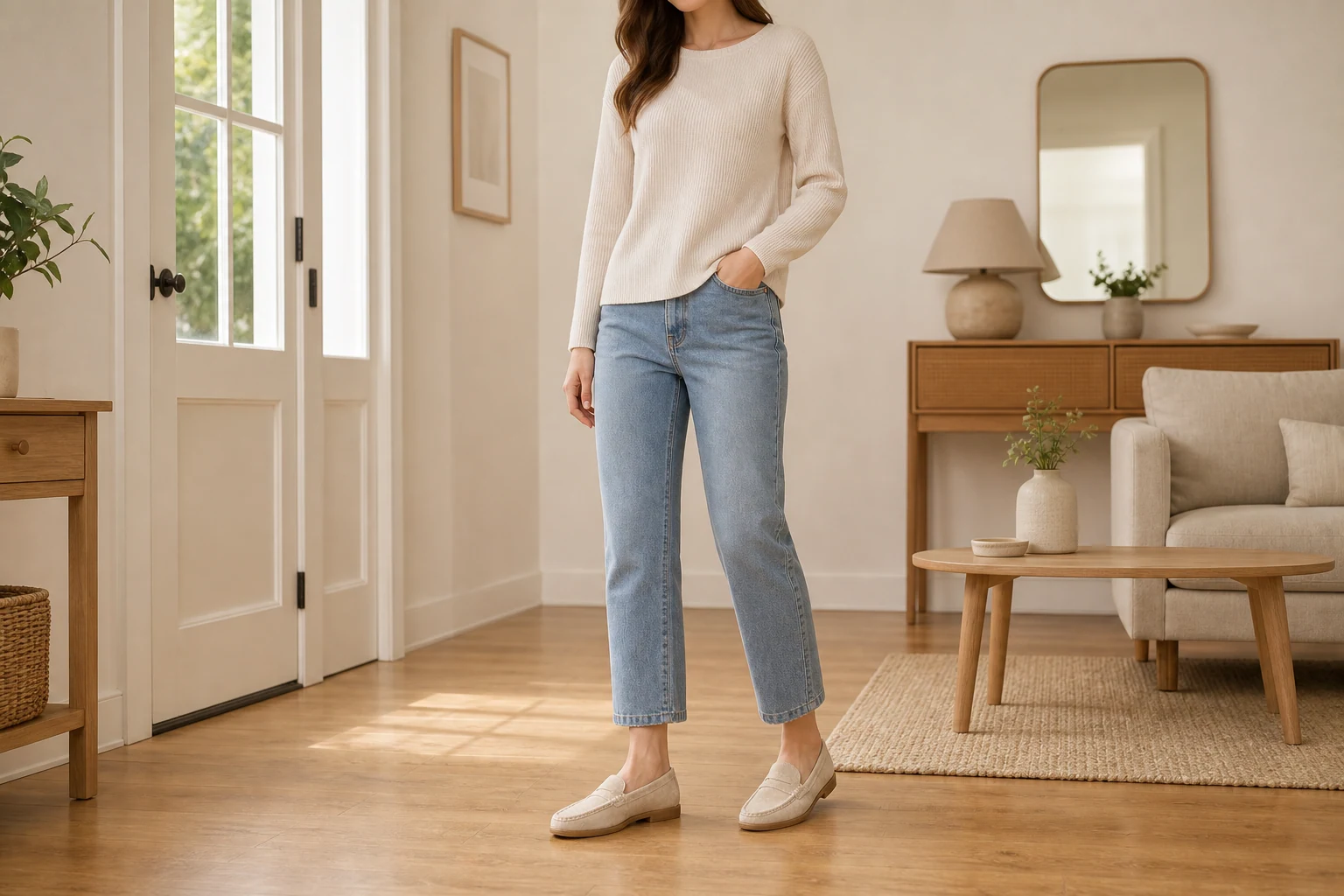 Slip-On-Loafer in einer Lifestyle-Szene